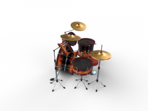 Drums 3D मॉडल
