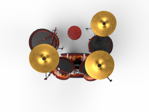 Drums 3D मॉडल
