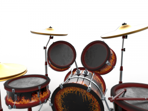Drums 3D मॉडल