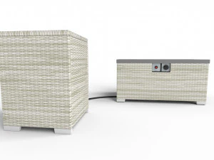 Outdoor Fire Pit Table 3D Model