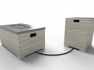 Outdoor Fire Pit Table 3D मॉडल