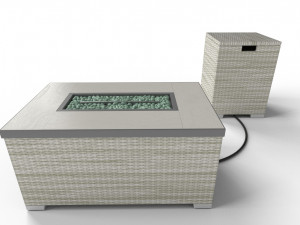 Outdoor Fire Pit Table 3D मॉडल