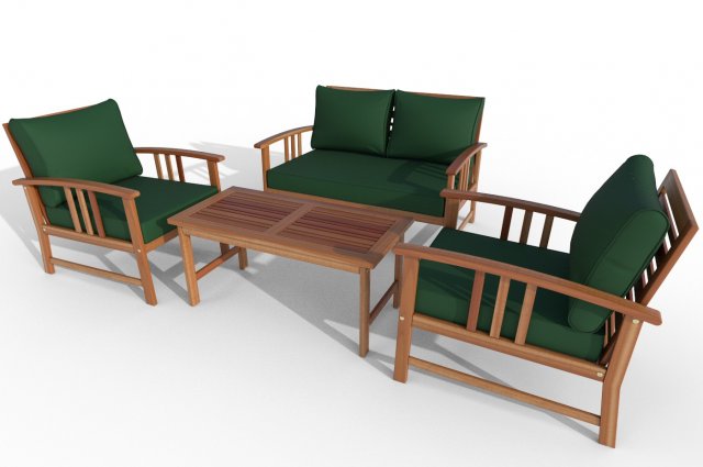 Furniture set 3D Model .c4d .max .obj .3ds .fbx .stl .blend
