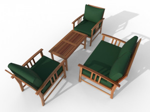 Furniture set 3D Model