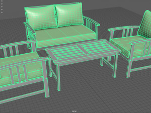 Furniture set 3D Model