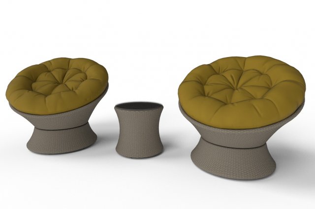 Furniture set 3D Model .c4d .max .obj .3ds .fbx .stl .blend 