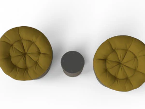 Conjunto de m&oacute;veis Modelo 3D