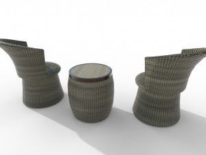 Furniture set 3D Model