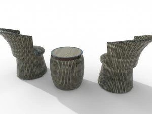 Furniture set 3D Model