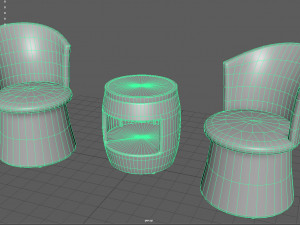 Furniture set 3D Model