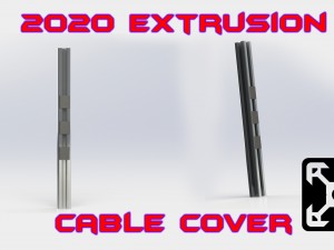 cable cover 2020 extrusion 3Dプリントモデル