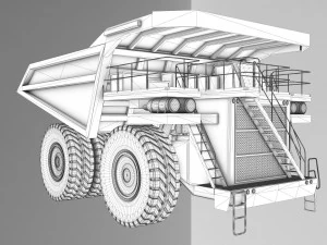 haul truck 3D Model