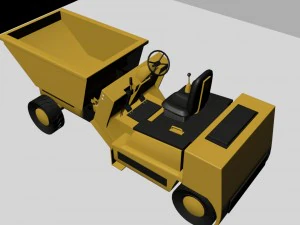 forklift works conveyor and loader 3D Model