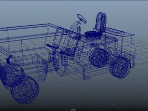 forklift works conveyor and loader Modelo 3D