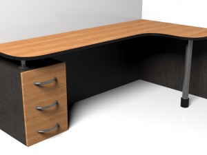 table classic corner Modèle 3D