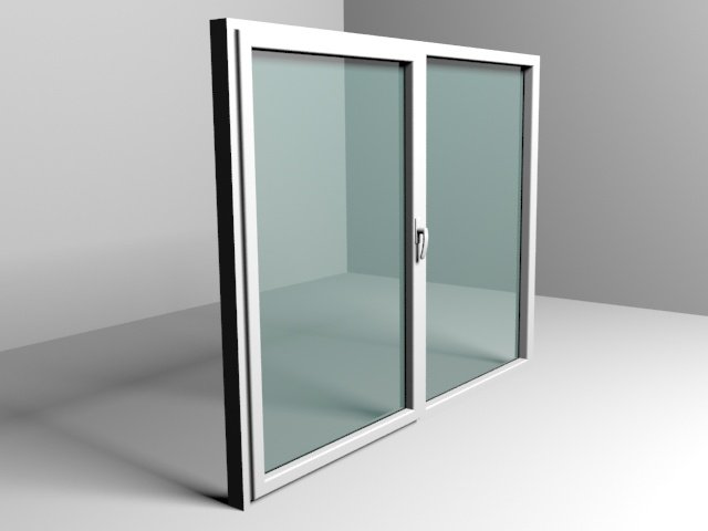 window plastic 3D Model .c4d .max .obj .3ds .fbx .stl .blend 