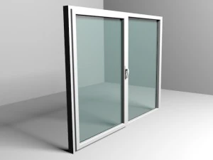 창 플라스틱 3D 모델