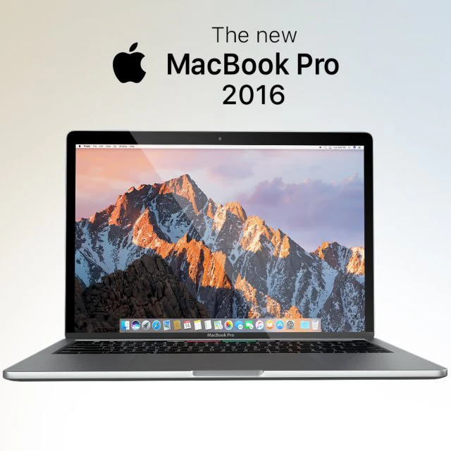 apple macbook pro 2016 3D Model .c4d .max .obj .3ds .fbx .stl .blend
