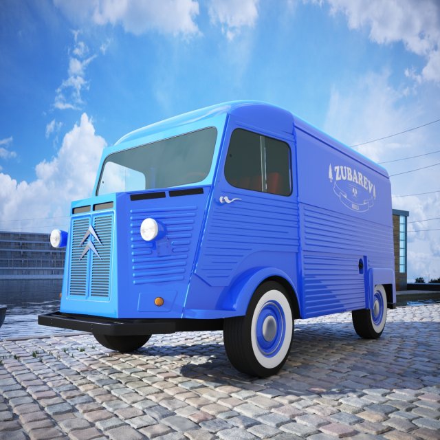 citroen hy Model 3D .c4d .max .obj .3ds .fbx .stl .blend 