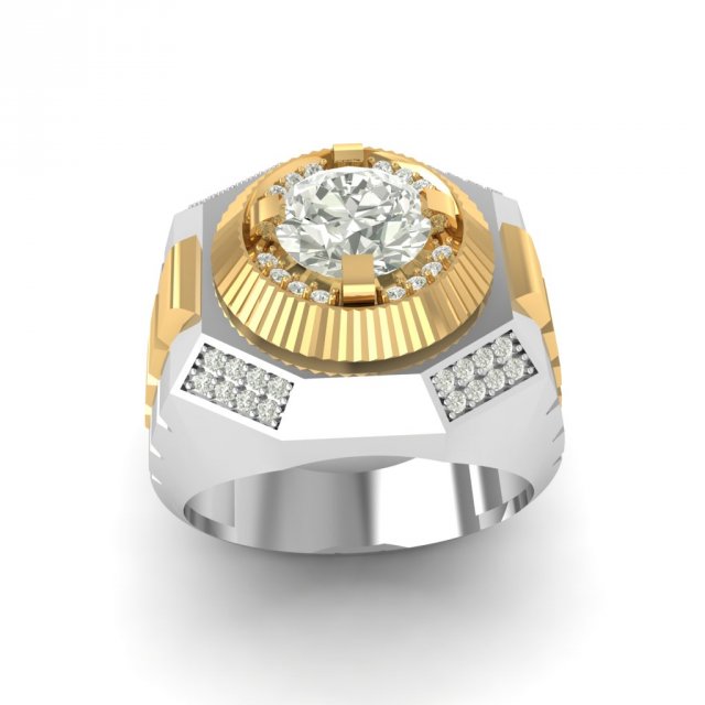 Download platinum ring with diamond 3D Model