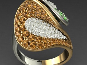 luxury wedding ring for women Modelo de impresión 3D