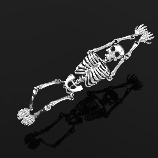 bone bracelet Model do druku 3D .c4d .max .obj .3ds .fbx .stl .blend 