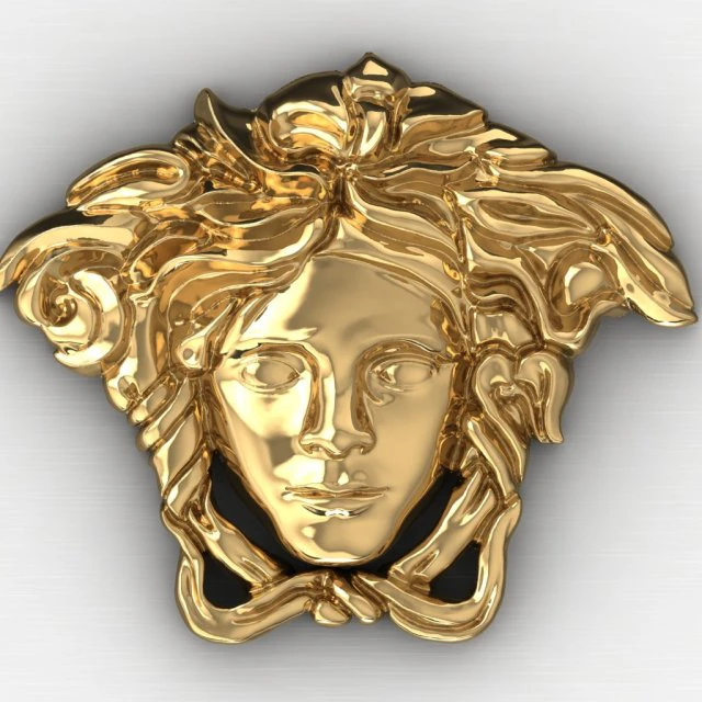 gold versace for ring pendent bracelet earing 3D Print Model .c4d .max .obj .3ds .fbx .stl .blend 