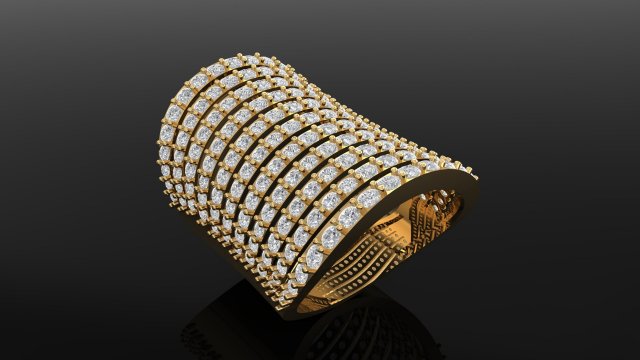 gold women ring with diamond formal 1 3D Print Model .c4d .max .obj .3ds .fbx .lwo .lw .lws