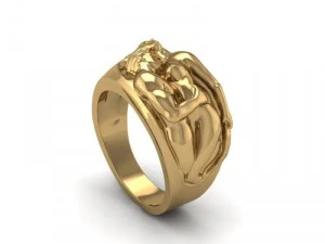 3d-gold-ring-file-cad-design-3dm format 13 3D Print Model