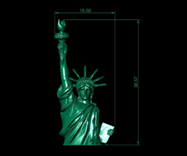 Download 3d liberty enlightening the world 3D Model