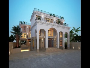 3d villa 001 by t Model 3D