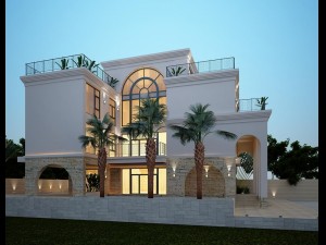 3d villa 001 by t Model 3D