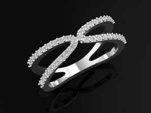 tj 55 3d platinum ring for women 3D Print Model