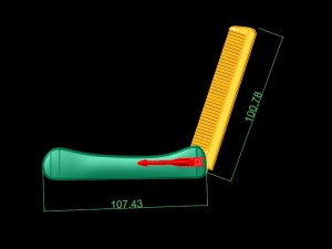 tj 59 3d comb Model Cetak 3D