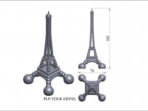 plp tour eiffel 3D Принт Модель