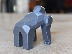 plp gorille 3D-Druckmodell
