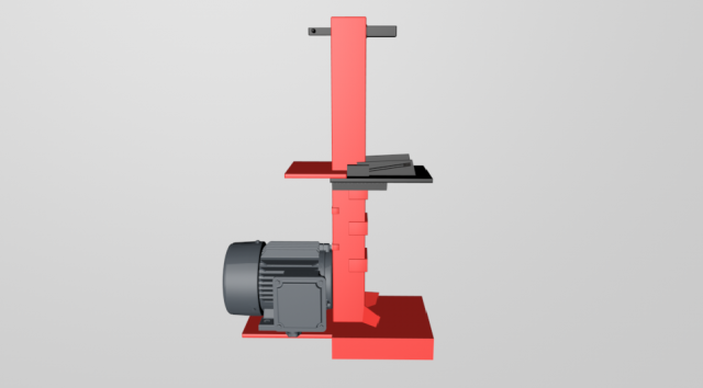 wood splitter 3D Model .c4d .max .obj .3ds .fbx .stl .blend 