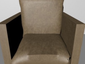 leather armchair 3D Model