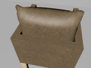 leather armchair 3D Model