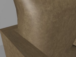 leather armchair 3D Model