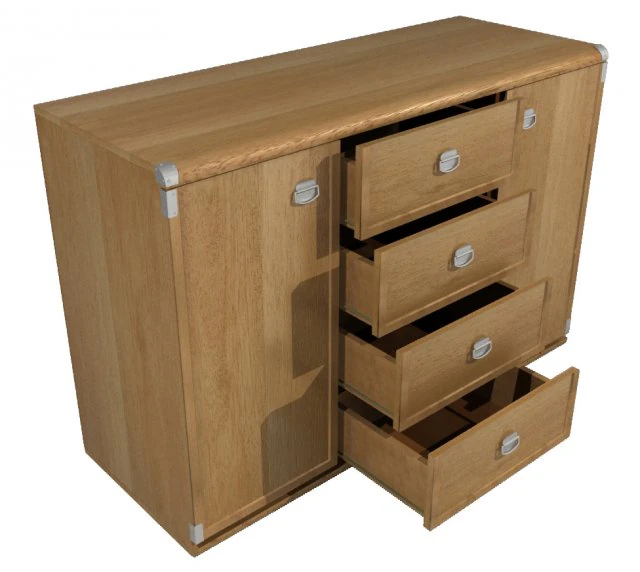 commode indiana 3D Model .c4d .max .obj .3ds .fbx .stl .blend 