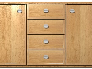 commode indiana Modelo 3D