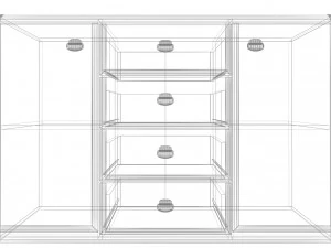 commode indiana 3D Model