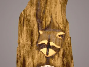 wooden clock 3D Model