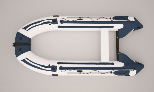 inflatable boat 3D 模型 .c4d .max .obj .3ds .fbx .stl .blend 