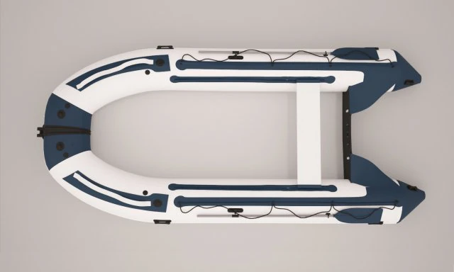 inflatable boat 3D Model .c4d .max .obj .3ds .fbx .stl .blend 