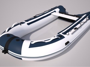 inflatable boat 3D 模型