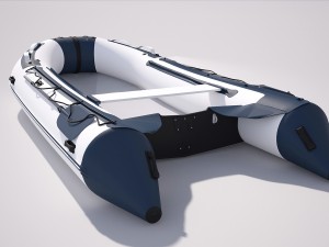 inflatable boat 3D 模型