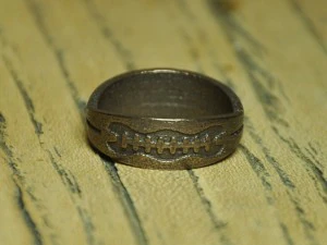 アメリカンフットボールのリング 3Dプリントモデル