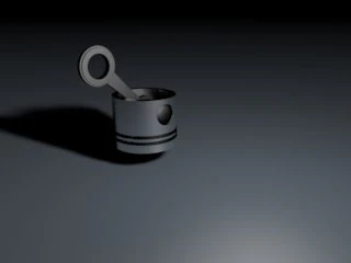 поршень 3D Модель .c4d .max .obj .3ds .fbx .stl .blend